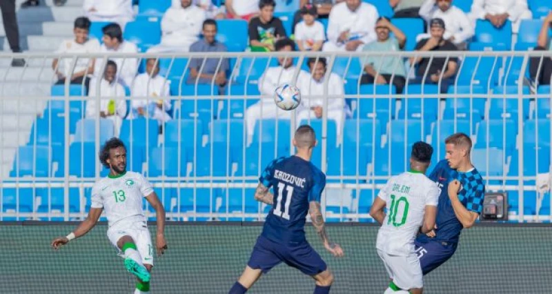 خسارة المنتخب السعودي امام كرواتيا في آخر لقاء تحضيري