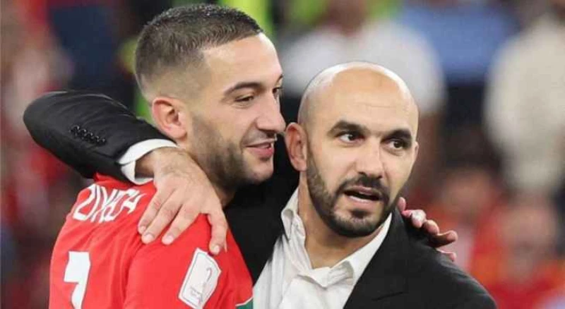 تصريحات نارية من مدرب المنتخب المغربي الركراكي عن زياش